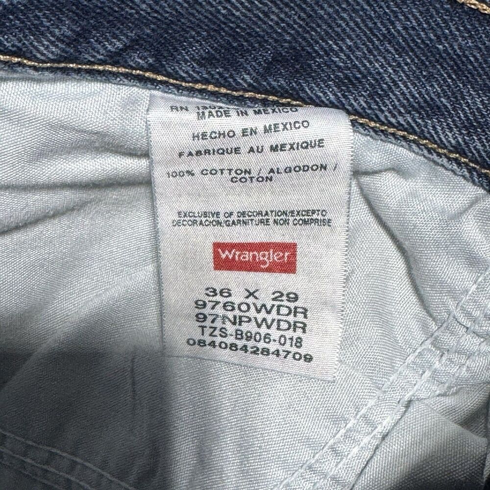 Lot of 4 Wrangler Jeans Men's 36x29 Regular & Relaxed Fit Straight Leg - Picture 12 of 16